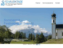 Tablet Screenshot of musiktage-seefeld.at